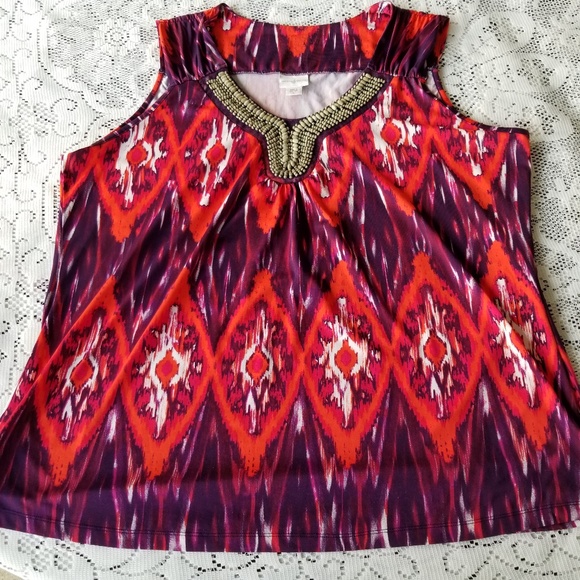 Jacklyn Smith Tops - Jaclyn Smith Tunic Top